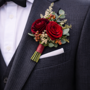 סיכת פרחים לדש לחתן גל