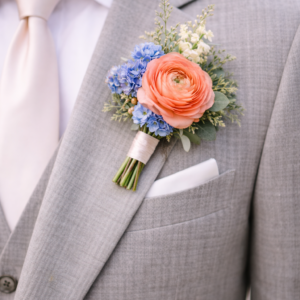 סיכת פרחים לדש לחתן צל