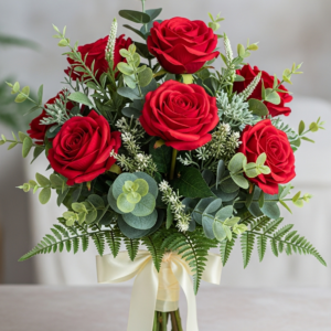 זר פרחים שובל