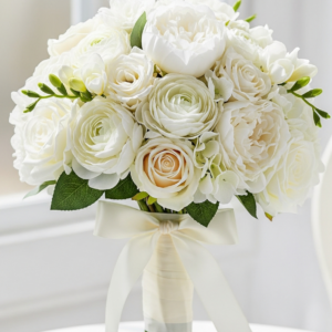 זר כלה קלאסי לבן