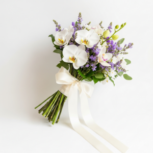 זר כלה סחלבים אלגנטי