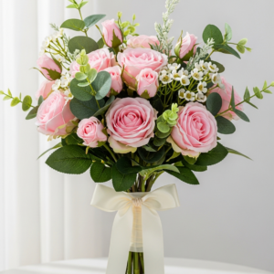 זר פרחים קורל