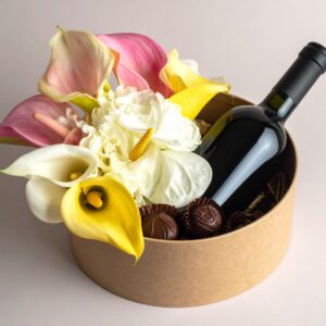 מארז יין ושוקולד שי