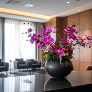 סידור פרחים לילי