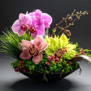 סידור פרחים דרך