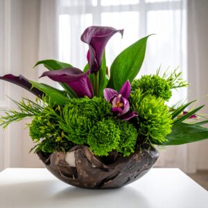 סידור פרחים לגונה